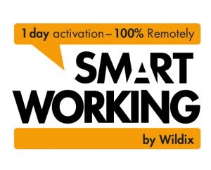 Wildix-smart-working-logo-WHITEbackgroung Smartworking Wildix