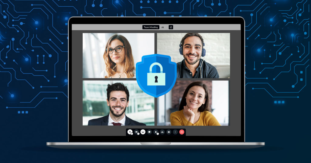 Secure video conferencing photo